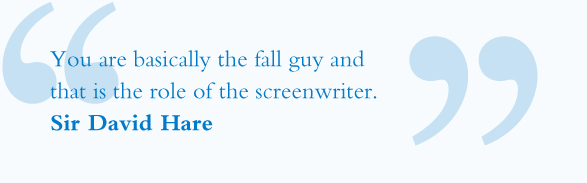 Sir David Hare Screenwriter Quote