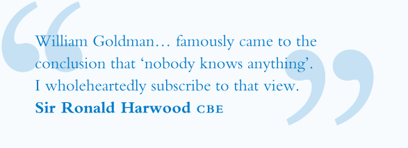 Sir Ronald Harwood Screenwriter Quote