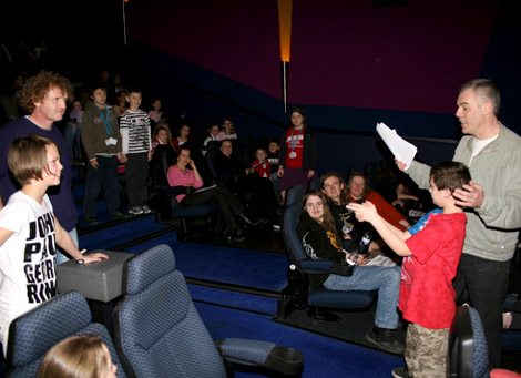 Storyboarding with Harry Potter at Leeds Young People’s Festival.