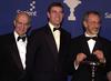 Arnold Schwartzman, HRH Prince Andrew, Duke of York and Steven Spielberg.