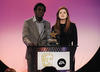 Andy Alkinwolere & Bonnie Wright present the CBBC Me and My Movie Award in 2008