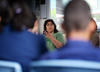Director Gurinder Chadha visiting a school in Hendon as part of a FILMCLUB event (June, 2008). 