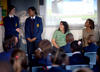 Director Gurinder Chadha visiting a school in Hendon as part of a FILMCLUB event (June, 2008). 