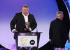 LBC Radio presenter Nick Ferrari presents the Interactive Award in 2008.