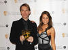 Rachel Stevens presents the BAFTA Kid's Vote Award to Jonathan Boseley for Disney's Hannah Montana.