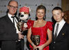 Winner of the Pre-School Live Action award for 'Bookaboo' with citation reader, Will Poulter.