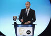 'Spooks' Actor Alex Lanipekun presenting the Channel Of the Year Award in 2008