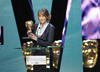 Eileen Atkins collecting her Actress BAFTA at the British Academy Television Awards. 
