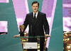 David Morrisey presenting the Actress category at the British Academy Television Awards. 