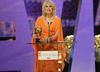 Joanna Lumley presenting the Actor category at the British Academy Television Awards. 