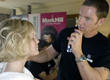 Joanna Page in the Mark Hill studio, April 2008.