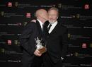 Tony Scott and Ridley Scott accept the Britannia Award for Worldwide Contribution to Filmed Entertainment for their company Scott Free Productions.