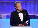 Warren Beatty accepts his Britannia Award