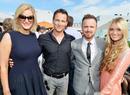Anna Gunn, Stephen Moyer, Aaron Paul and Lauren Parsekian