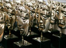 BAFTA masks wait to be presented at the Orange British Academy Film Awards.