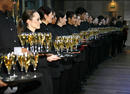 The Tattinger Champagne line-up at THe Orange British Academy Film Awards 2007