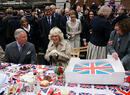 Charles and Camilla visit Piccadilly for the Jubilee Big Lunch.