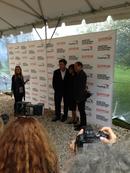 Alec Baldwin and wife with Chairman Stuart Match Suna at Chairman's Party @ Hamptons International Film Festival 