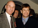 Elton John and Patrick Stewart