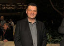 Steven Moffat at the Television Nominee’s Party 2012