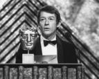 John Hurt presents an Award at the Film and Television Awards in 1982.