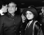 ISMAIL MERCHANT winner of the 1986 FILM Award for A ROOM WITH A VIEW (1986) and HELENA BONHAM CARTER at the Awards Ceremony in 1987