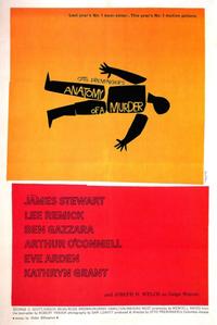 Film Poster - Anatomy of a Murder Film Poster - Anatomy of a Murder
