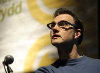 David Morrissey speaks to a packed audience at the Ffresh! Festival in Aberystwyth (Keith Morris).
David Morrissey on Tour - Aberystwyth