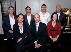 The panel from left to right: Bill Neely, Sarah Whitehead, Ghazi Gheblawi, Jon Williams, James Brabazon, Jacky Rowland, Jon Snow