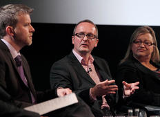 Greening the Screen live discussion. (Photography: J.Simmonds)