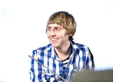 July 18: James Buckley plays the part of Jay in The Inbetweeners (Picture: Jonathan Birch)
