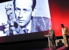 Jim Aupperle and Chris Endicott on stage (BAFTA/Brian J Ritchie).