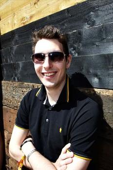 July 18: The Inbetweeners star Blake Harrison (Picture: Jonathan Birch)