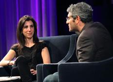 In discussion with Jason Solomons at the Screenwriters' Lecture. (Photography: Jay Brooks)