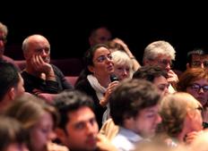 More questions asked at the Christopher Hampton Lecture. (Photography: Jay Brooks)