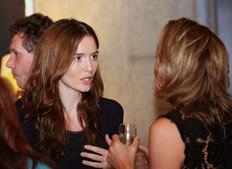 Guest following the screenwriters' lecture with Sir Ronald Harwood. (Photography: Jay Brooks)