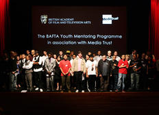 The young people and their BAFTA Mentors.