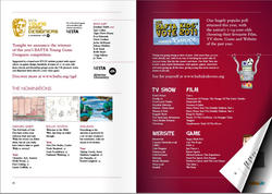 Children's Awards 2011 print programme spread 4