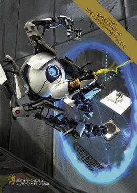 Portal 2 Video Games Awards brochure cover