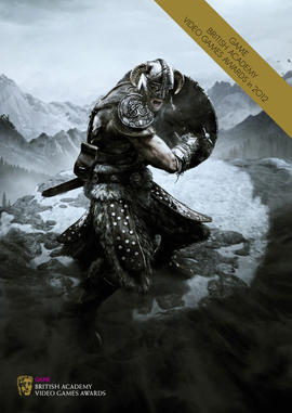 The Elder Scrolls V: Skyrim Video Games Awards brochure cover