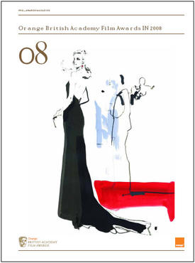 The Orange British Academy Film Awards in 2008. Film: Pre-Awards Publication Cover