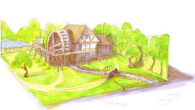 Happy Duckling: Watermill