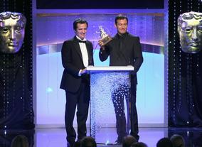 Harry Potter Producer David Heyman and actor Jason Isaacs.