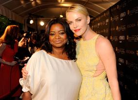 Octavia Spencer and Charlize Theron
