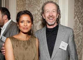 Gugu Mbatha-Raw and BAFTA Los Angeles Chairman Neil Stiles