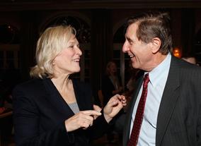 Glenn Close and BAFTA Los Angeles Executive Director Donald Haber