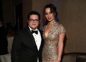 Actor Josh Gad and Skyfall's Bérénice Marlohe.