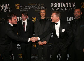 Quentin Tarantino, Will Wright, Matt Stone, Daniel Craig and Trey Parker.