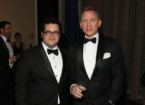 Josh Gad and Daniel Craig.