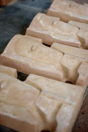 The iconic BAFTA mask was designed in 1955 by US sculptor Mitzi Cunliffe and has become an internationally-recognised symbol of excellence in the art forms of the moving image. (BAFTA / Marc Hoberman).